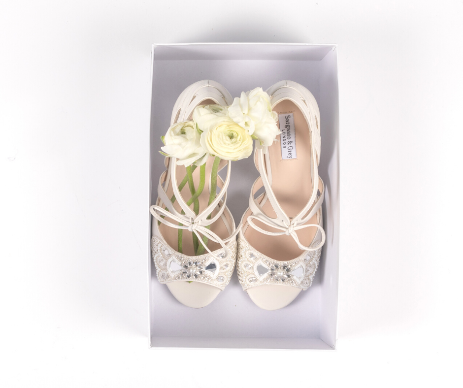 Flat wedding shoes wide fit sales
