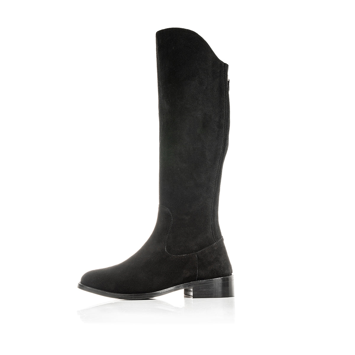 Grey knee high 2024 boots wide calf