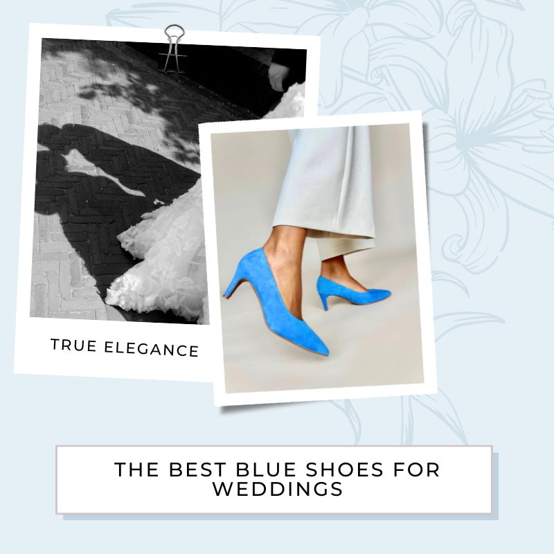 Something Blue Bridal Shoes – Sargasso and Grey
