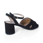 Erica II - Wide Fit Sandal - Black Suede