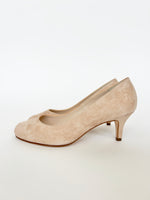 PAST SEASON - Caroline Nude Pink Suede (SAMPLE SALE)