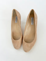 PAST SEASON - Caroline Nude Pink Suede (SAMPLE SALE)