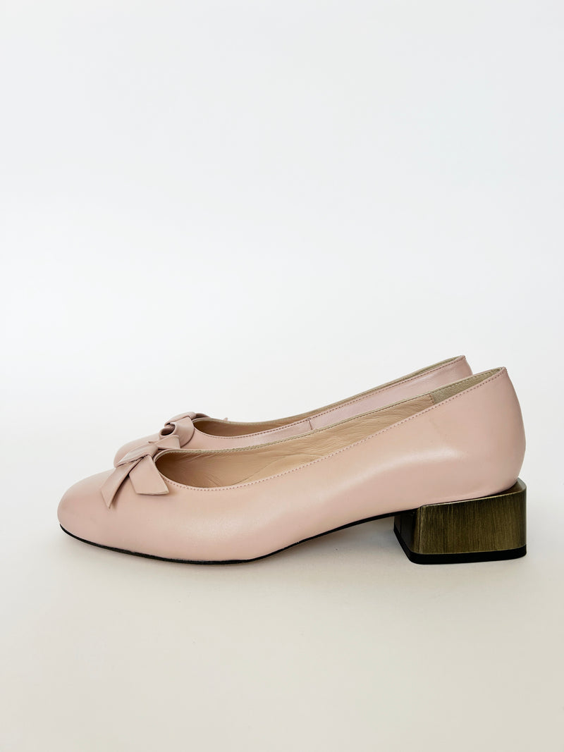 PRE-PRODUCTION SAMPLE -  Tamsin Pink Leather (Template) (SAMPLE SALE)