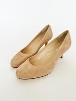 PAST SEASON - Caroline Nude Pink Suede (SAMPLE SALE)