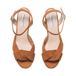 Belle - Extra-Wide Fit Sandal - Tan Suede