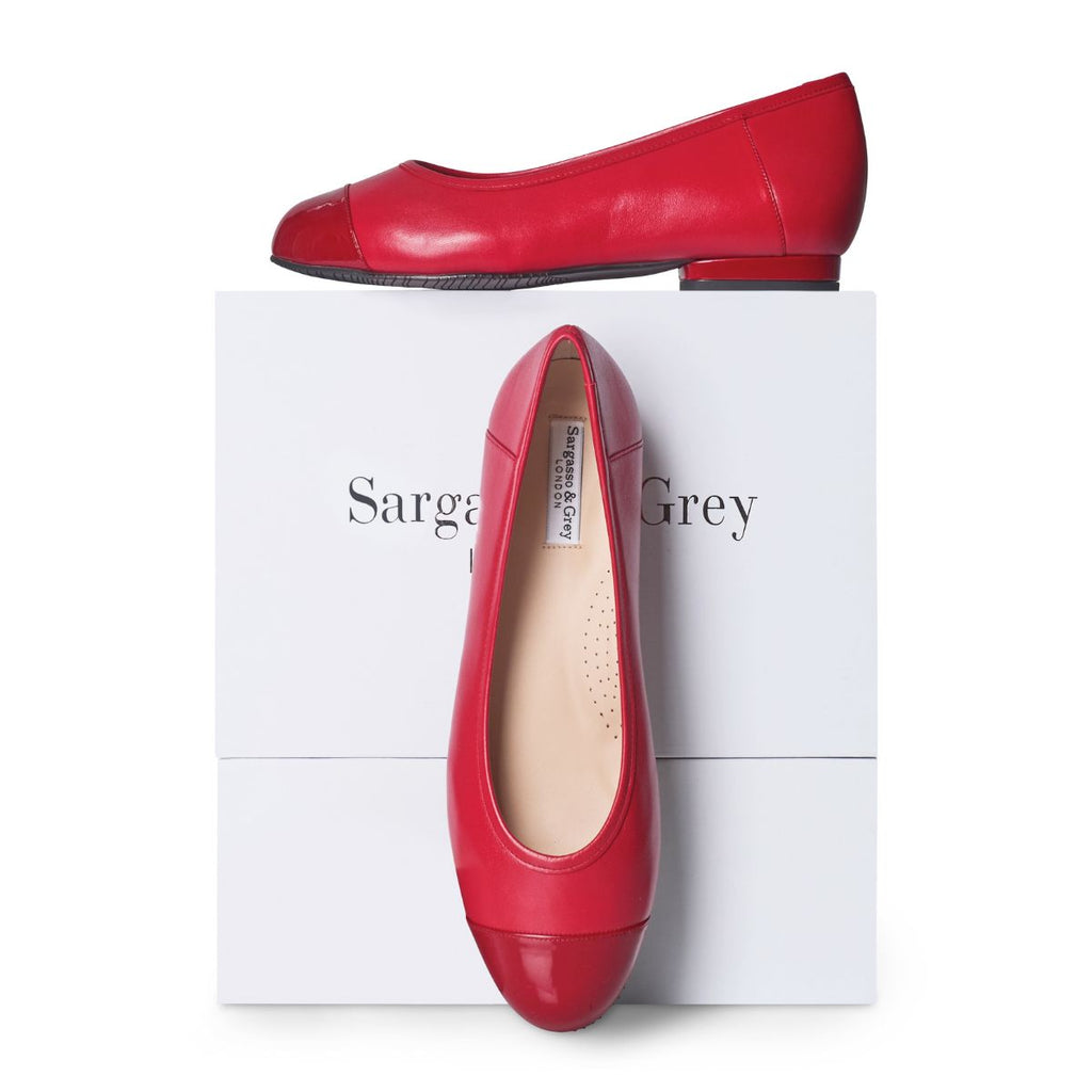 Capella Extra Wide Fit Flats Leather