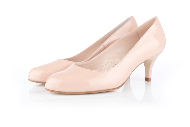 PAST SEASON SECONDS - Caroline Nude Patent (SAMPLE SALE)