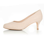 CURRENT SEASON SECONDS - Catherine Wide Fit Courts - Sand Suede (SAMPLE SALE)