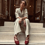 Clare Wide Fit Platform Courts - Burgundy Suede - COMING SOON