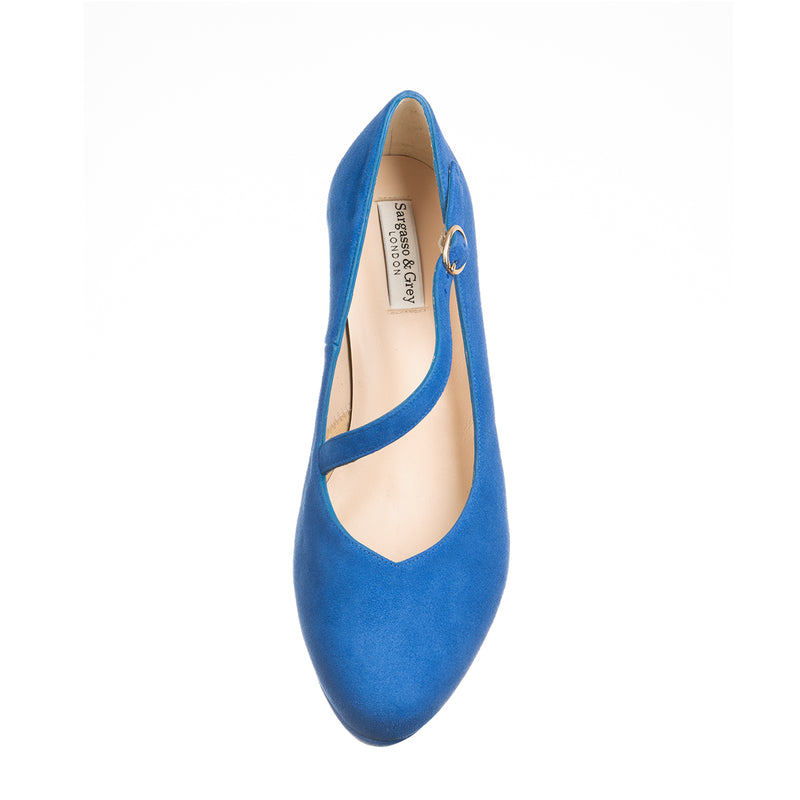 Royal Blue Suede Shoes – Sargasso and Grey