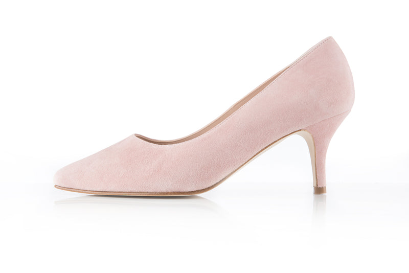 PAST SEASON SECONDS - Diana Pink Suede (SAMPLE SALE)