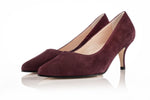 PAST SEASON SECONDS - Diana Claret Suede (SAMPLE SALE)