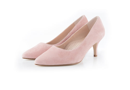 PAST SEASON SECONDS - Diana Pink Suede (SAMPLE SALE)