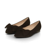 Dionne Extra-Wide Fit Flats - Black Suede