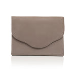 Ellie Clutch - Grey Suede