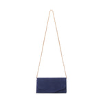 Elodie Clutch - Navy Suede