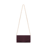 Elodie Clutch - Burgundy Suede