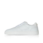 Emma Wide Fit Trainers - White Leather