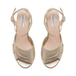 Erica II - Wide Fit Sandal - Light Gold Leather