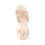 Georgie - Extra-Wide Fit Sandal - Nude Pink Leather