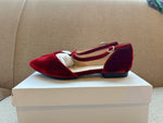 PRE-PRODUCTION SAMPLE - Indy Extra Wide Flat Red Velvet (SAMPLE SALE)