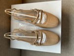 PRE-PRODUCTION SAMPLE - Faith Wide Fit Slingback - Nude Patent