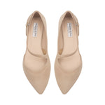 Indy Extra-Wide Fit Flats - Taupe Suede