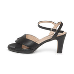 Isabella - Extra-Wide Fit Sandal - Black Leather