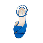 Isabella - Extra-Wide Fit Sandal - Royal Blue Suede