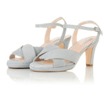 Isabella - Extra-Wide Fit Sandal - Pale Blue Suede