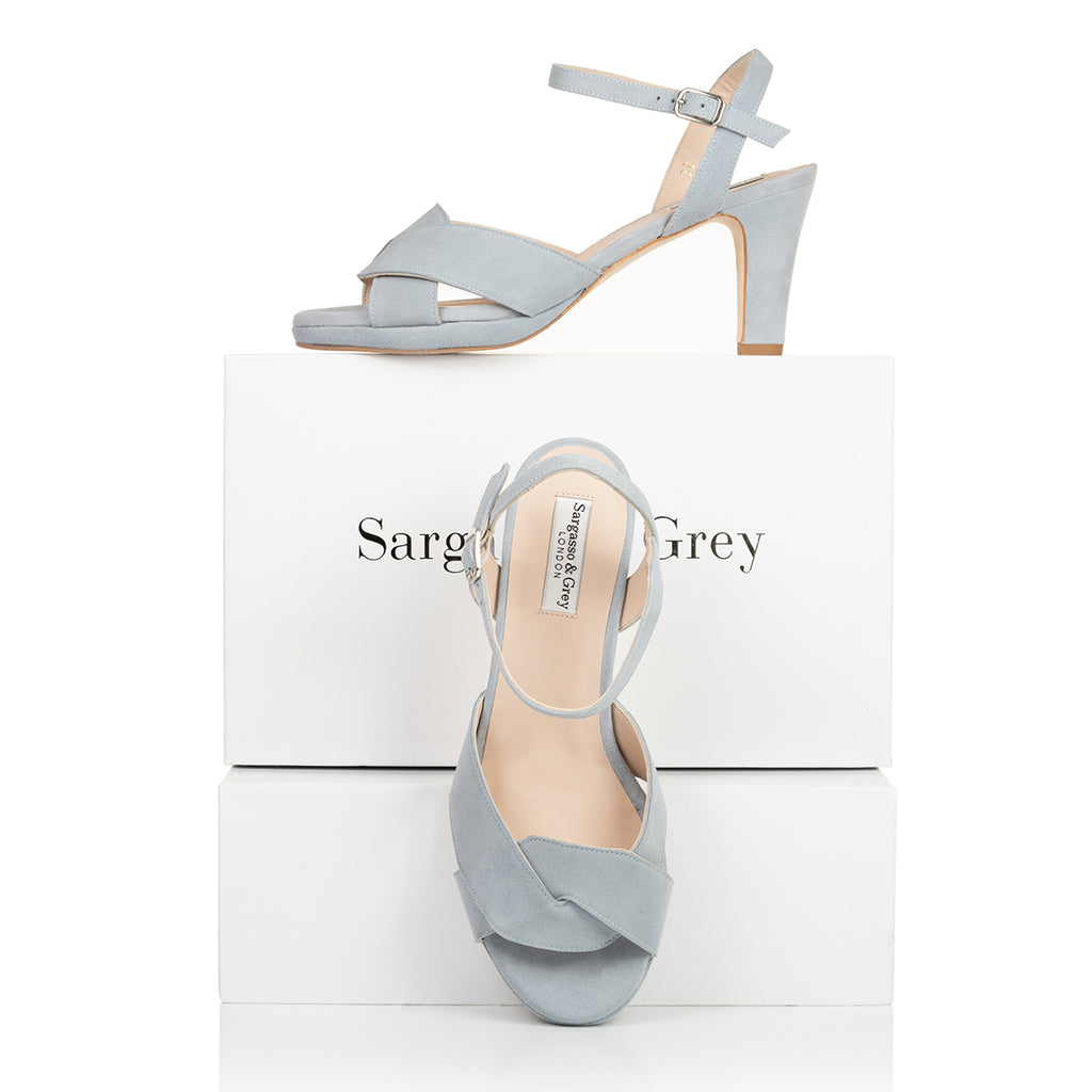 Isabella Extra Wide Fit Sandal Pale Suede