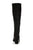 Lydia Wide Fit Knee High Boots - Black Suede