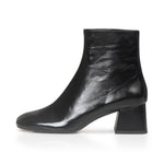 Jenna Wide Fit Boots - Black Shine Leather