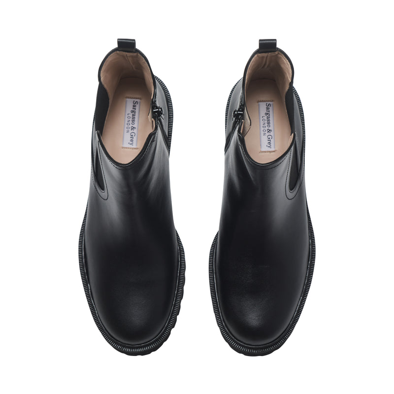 Koto - Extra-Wide Fit Chelsea Boots - Black Leather - COMING SOON
