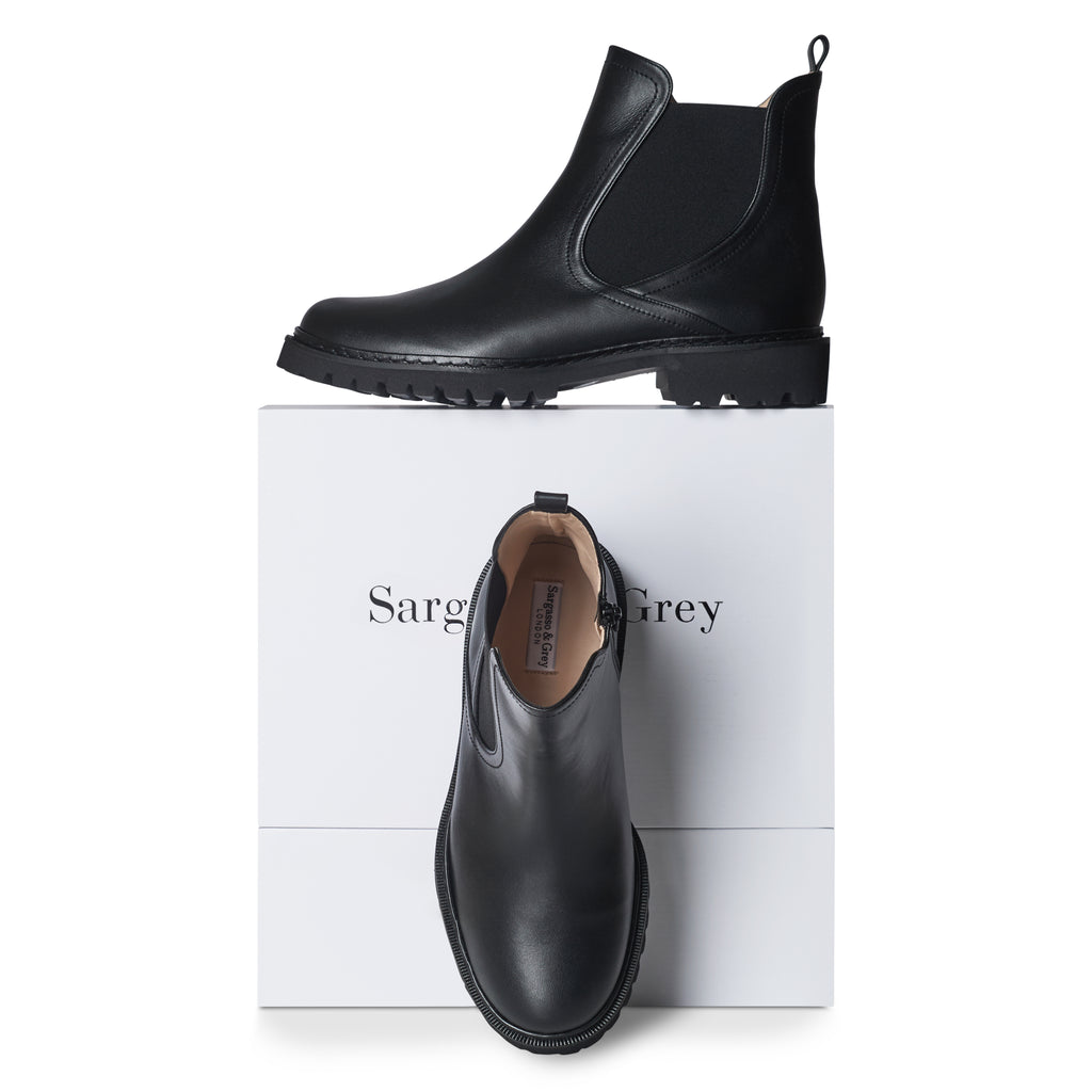 Koto Extra Wide Fit Chelsea Boots Leather