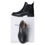Koto - Extra-Wide Fit Chelsea Boots - Black Leather - COMING SOON