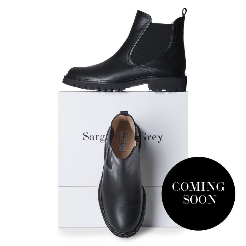 Koto - Extra-Wide Fit Chelsea Boots - Black Leather - COMING SOON