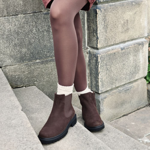 Koto - Extra-Wide Fit Chelsea Boots - Brown Nubuck Suede