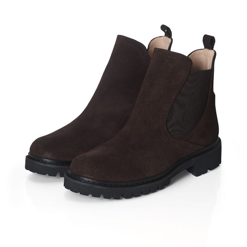 Koto - Extra-Wide Fit Chelsea Boots - Brown Nubuck Suede