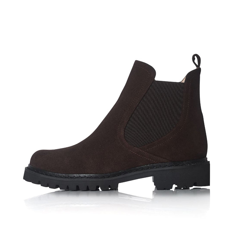 Koto - Extra-Wide Fit Chelsea Boots - Brown Nubuck Suede