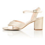 Krista - Extra-Wide Fit Sandal - Gold Leather