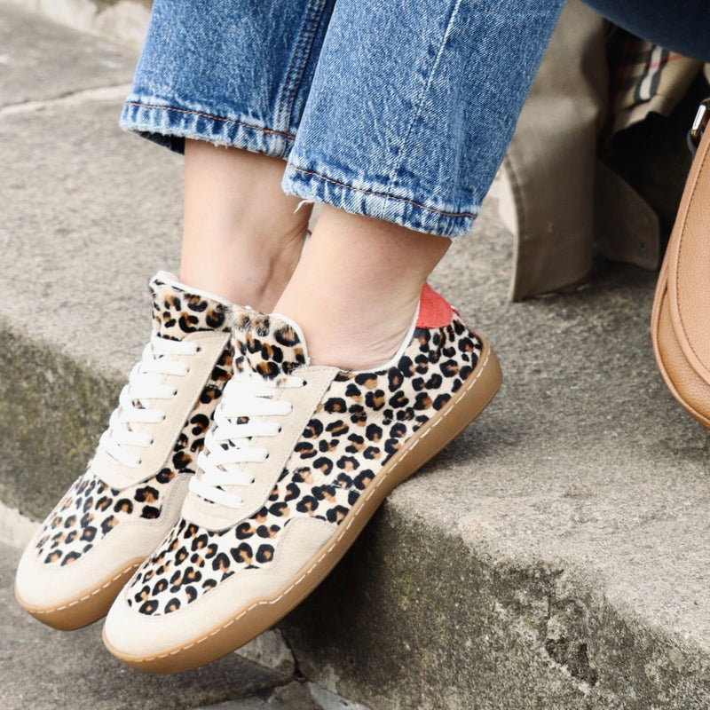 Barefoot Cushion Trainers - Extra-Wide - Leopard - PRE-ORDER