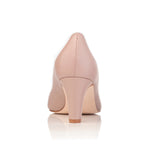 Lisa Extra-Wide Fit Court Shoe – Rose Pink Leather