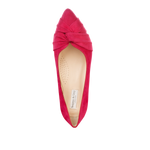 CURRENT SEASON SECONDS - Lola Extra-Wide Fit Court Shoe – Fuchsia Suede