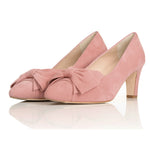 Lori Extra-Wide Fit Court Shoe – Peony Pink Suede