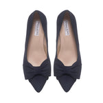 Lori Extra-Wide Fit Court Shoe – Navy Suede