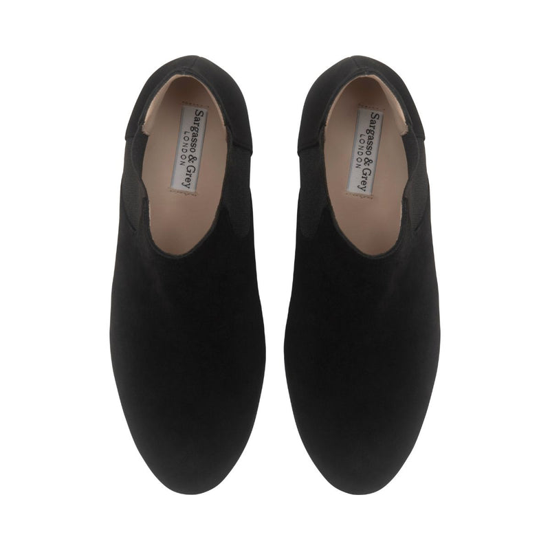 Lucille Extra-Wide Fit Boots - Black Suede