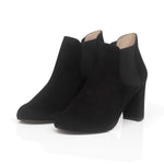 Lucille Extra-Wide Fit Boots - Black Suede