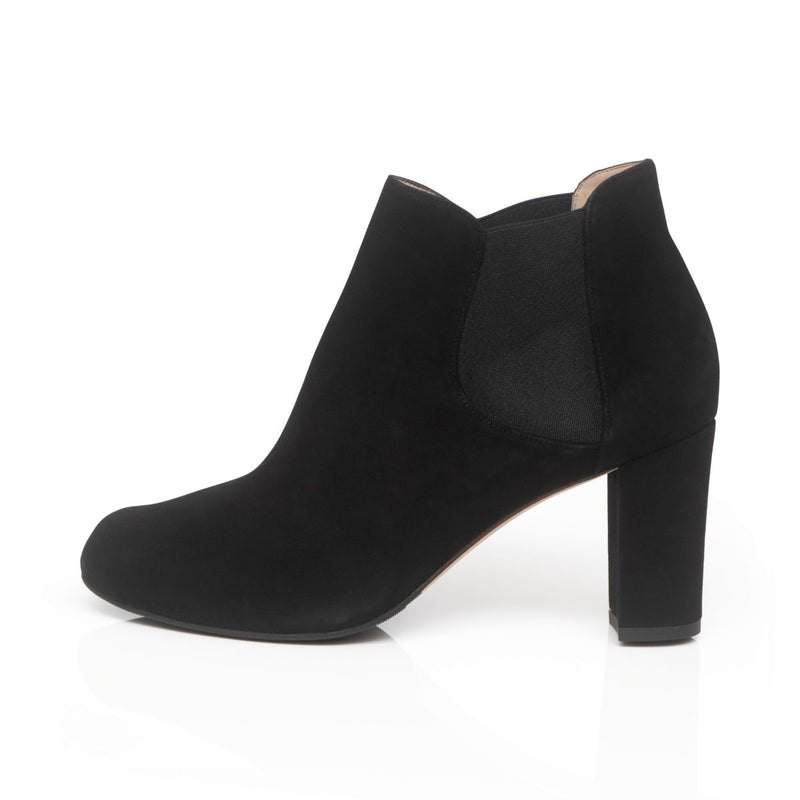 Lucille Extra-Wide Fit Boots - Black Suede