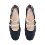 Mary Jane - Extra-Wide Fit - Navy Patent Leather